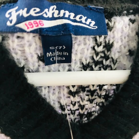 Nordstrom Freshman 1996 Girls’ Lilac Plaid Vest small (7) - Picture 2 of 5